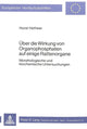 Book cover of: Ueber die Wirkung von Organophosphaten auf einige Rattenorgane
