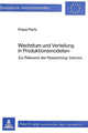 Book cover of: Wachstum und Verteilung in Produktionsmodellen
