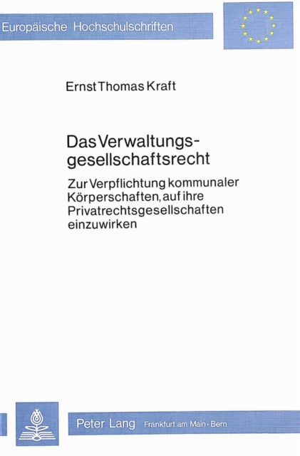 Book cover of: Das Verwaltungsgesellschaftsrecht