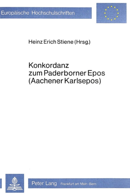 Book cover of: Konkordanz zum Paderborner Epos (Aachener Karlsepos)