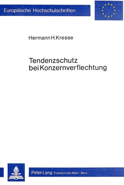 Book cover of: Tendenzschutz bei Konzernverflechtung