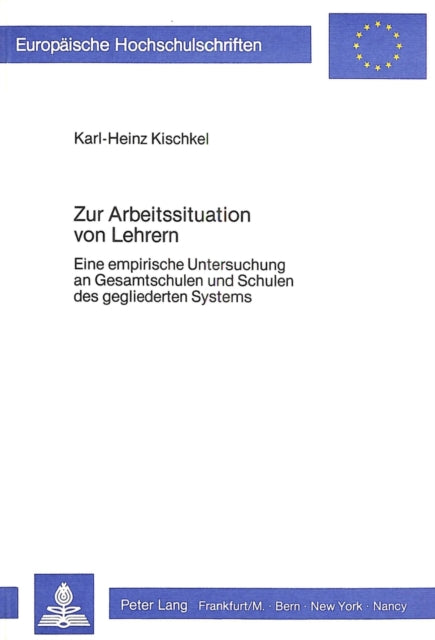 Book cover of: Zur Arbeitssituation von Lehrern