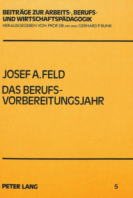Book cover of: Das Berufsvorbereitungsjahr