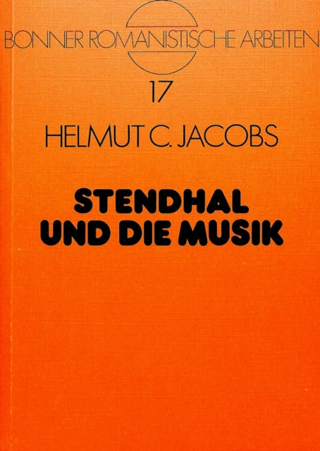 Book cover of: Stendhal und die Musik