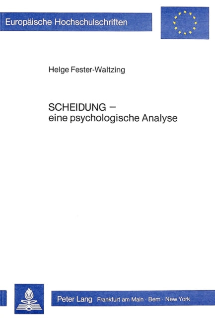 Book cover of: Scheidung - eine psychologische Analyse