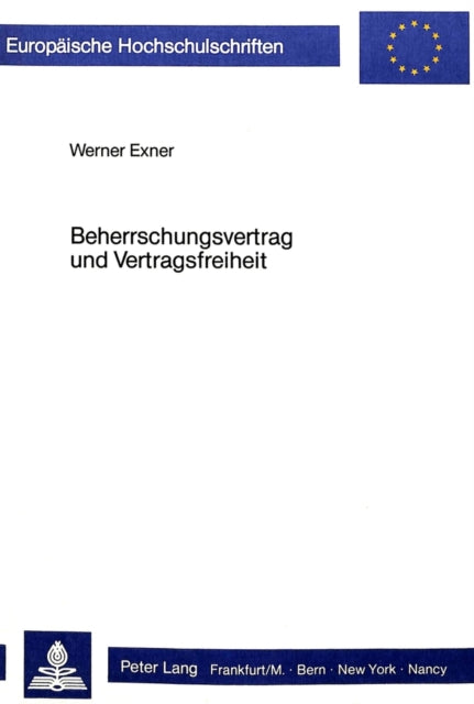 Book cover of: Beherrschungsvertrag Und Vertragsfreiheit