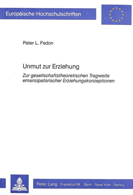 Book cover of: Unmut zur Erziehung