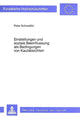 Book cover of: Einstellungen und soziale Beeinflussung als Bedingungen von Kaufabsichten