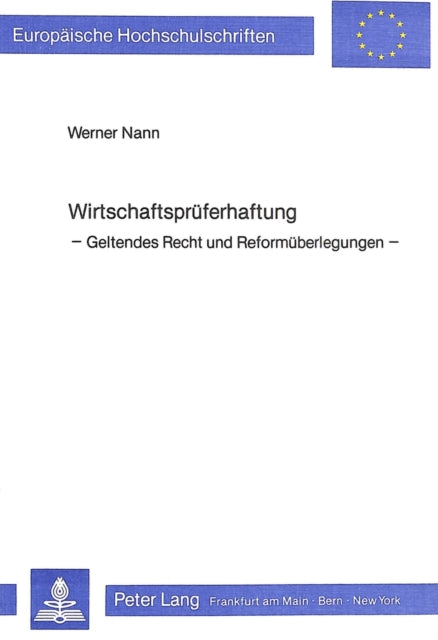 Book cover of: Wirtschaftsprueferhaftung