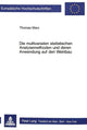 Book cover of: Die multivariaten statistischen Analysemethoden und deren Anwendung auf den Weinbau