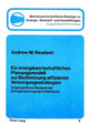 Book cover of: Ein Energiewirtschaftliches Planungsmodell zur Bestimmung effizienter Versorgungsstrategien