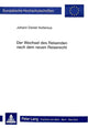Book cover of: Der Wechsel des Reisenden nach dem neuen Reiserecht
