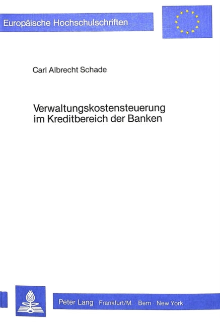 Book cover of: Verwaltungskostensteuerung im Kreditbereich der Banken