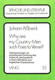 Book cover of: Why are my Country-Men such Foes to Verse?