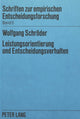 Book cover of: Leistungsorientierung und Entscheidungsverhalten