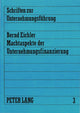 Book cover of: Machtaspekte der Unternehmungsfinanzierung