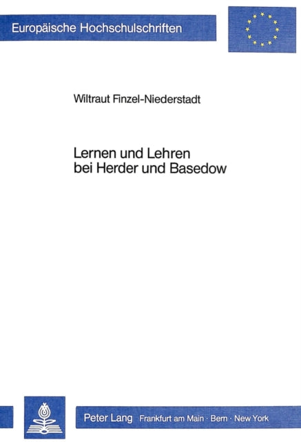 Book cover of: Lernen und Lehren bei Herder und Basedow