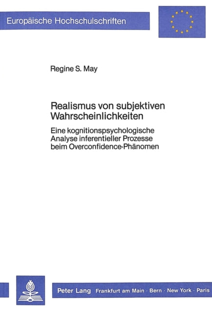 Book cover of: Realismus von subjektiven Wahrscheinlichkeiten