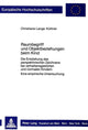 Book cover of: Raumbegriff und Objektbeziehungen beim Kind