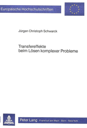 Transfereffekte beim Loesen komplexer Probleme