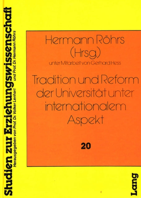 Book cover of: Tradition und Reform der Universitaet unter internationalem Aspekt