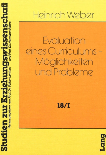 Book cover of: Evaluation eines Curriculums - Moeglichkeiten und Probleme