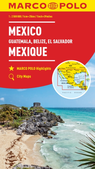 Book cover of: Mexico Marco Polo Map