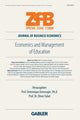 Book cover of: Economics and Management of Education. By: Oliver Fabel