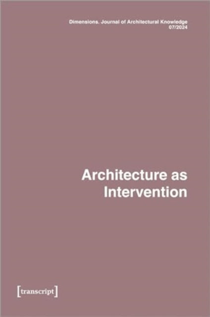Dimensions. Journal of Architectural Knowledge