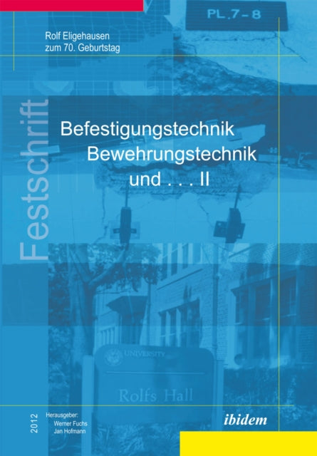 Book cover of: Befestigungstechnik, Bewehrungstechnik und . . . II