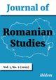 Book cover of: Journal of Romanian Studies. By: Lavinia Stan
