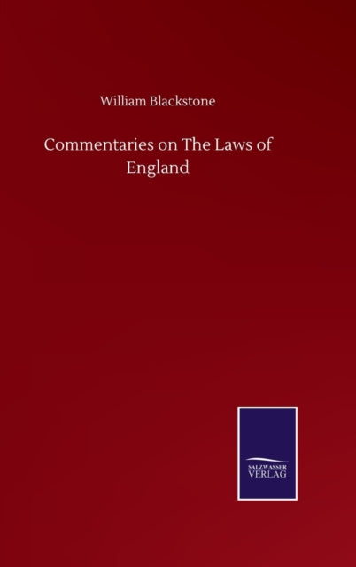 Book cover of: Commentaries on The Laws of England