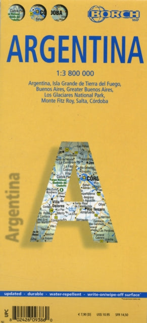 Book cover of: Argentina, Argentinien, Borch Map