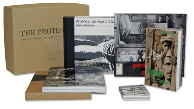 Book cover of: Protest Box. By: Martin Parr