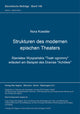 Book cover of: Strukturen des modernen epischen Theaters