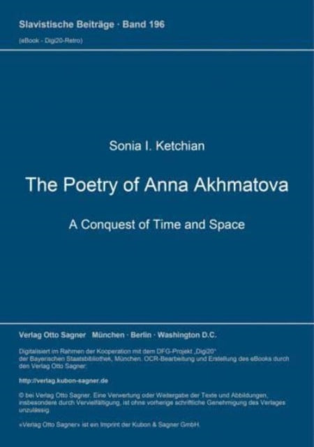 Book cover of: Poetry of Anna Akhmatova