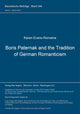 Book cover of: Boris Paternak and the Tradition of German Romanticism