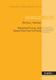 Book cover of: Mankohaftung Und Beweislastverteilung. By: Markus Pander