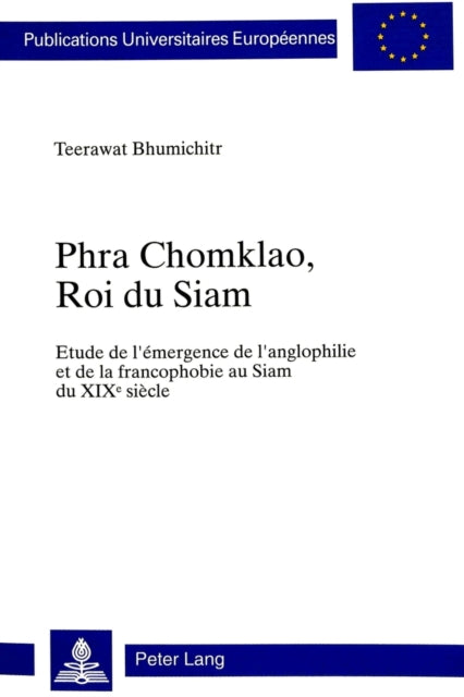 Book cover of: Phra Chomklao, Roi du Siam
