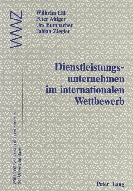 Book cover of: Dienstleistungsunternehmen im internationalen Wettbewerb