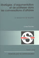 Book cover of: Strategies d'argumentation et de politesse dans les conversations d'affaires