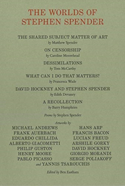Book cover of: Worlds of Stephen Spender. By: Jacqueline Humphries