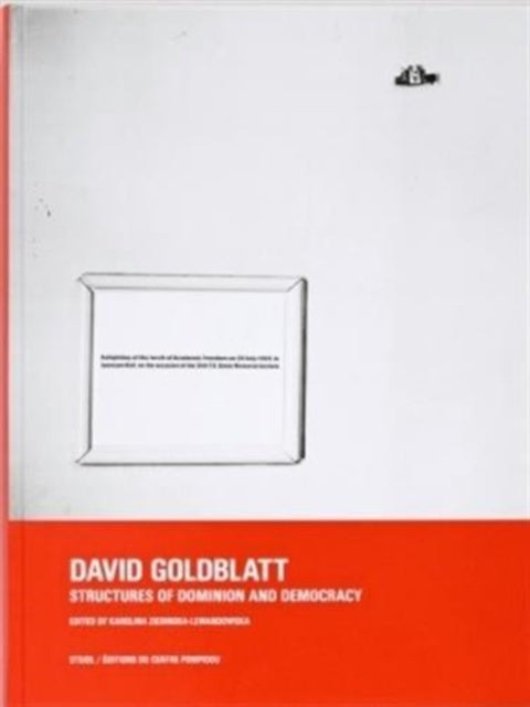 Book cover of: David Goldblatt: Structures of Dominion and Democracy. By: Karolina Lewandowska