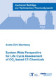 Book cover of: System-Wide Perspective for Life Cycle Assessment of CO -based C1-Chemicals