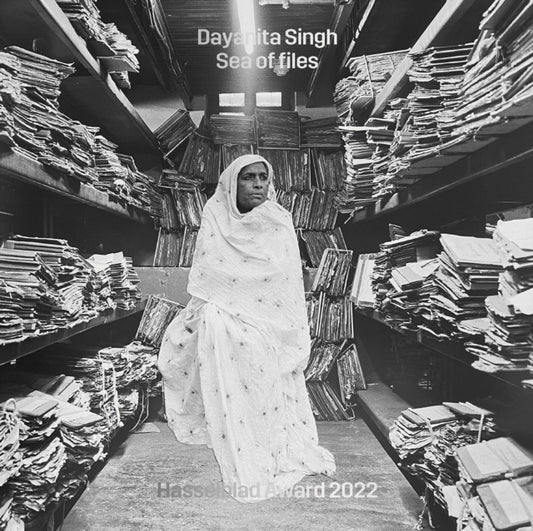 Book cover of: Dayanita Singh: Sea of Files. By: Dayanita Singh