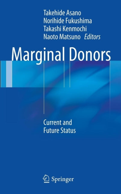 Book cover of: Marginal Donors. By: Takehide Asano