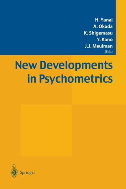Book cover of: New Developments in Psychometrics. By: Haruo Yanai