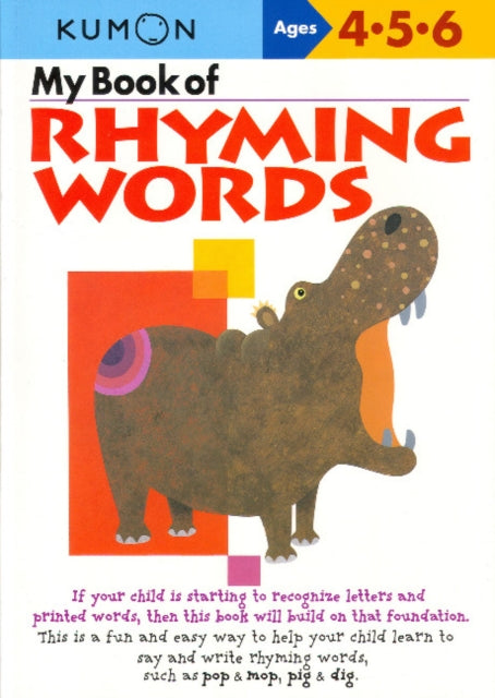 Book cover of: Kumon My Book of Rhyming Words