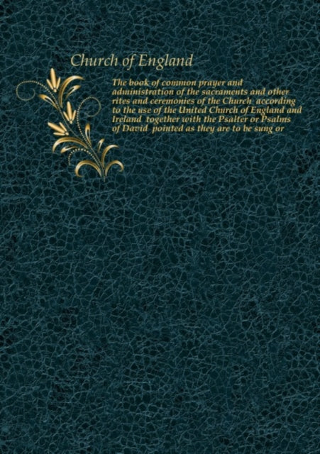 Book cover of: book of common prayer