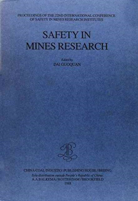 Book cover of: Safety in Mines Research. By: Guoquan
